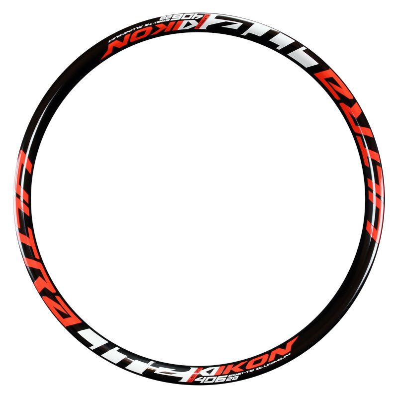 Red mtb online rims