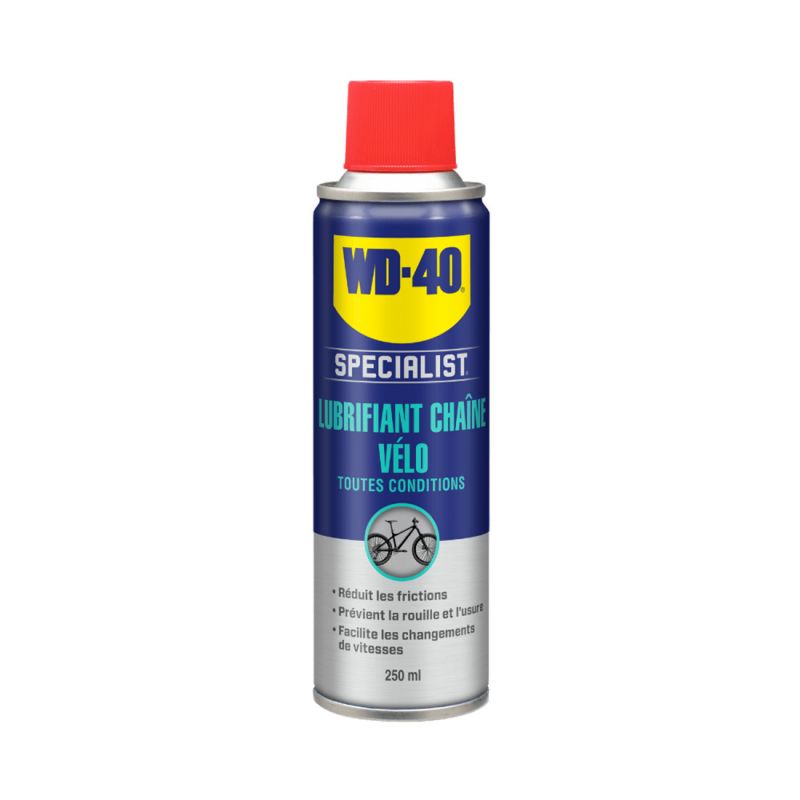 Lubrifiant WD40 Bike chaine toutes conditions 250ml