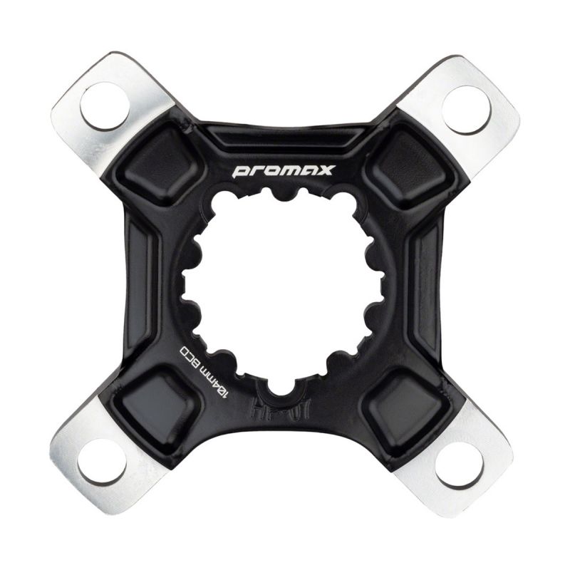 Araña de manivela de montaje directo Promax - 104 BCD, 4 pernos para uso  con bielas de carbono Promax CK-1 negro - USPROBIKES