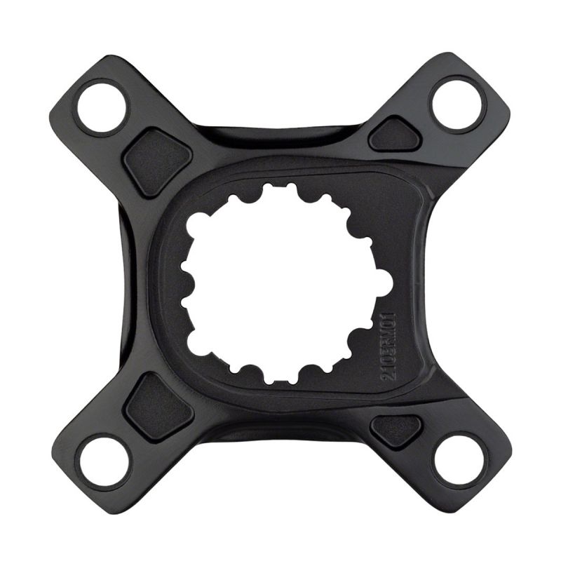 Promax Direct Mount Crank Spider - 104 BCD, 4-Bolt For Use w/Promax CK-1 Carbon Cranks Black