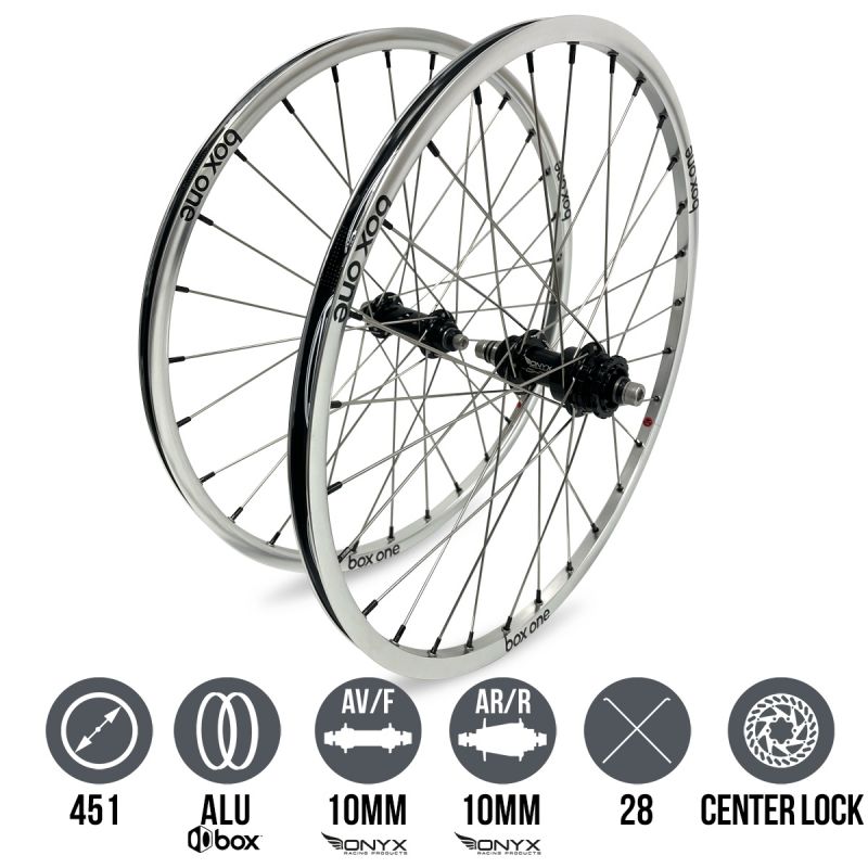 BOX ONE 451 Al - Onyx Helix OHM 8 - Onyx OHM 10 Wheelset